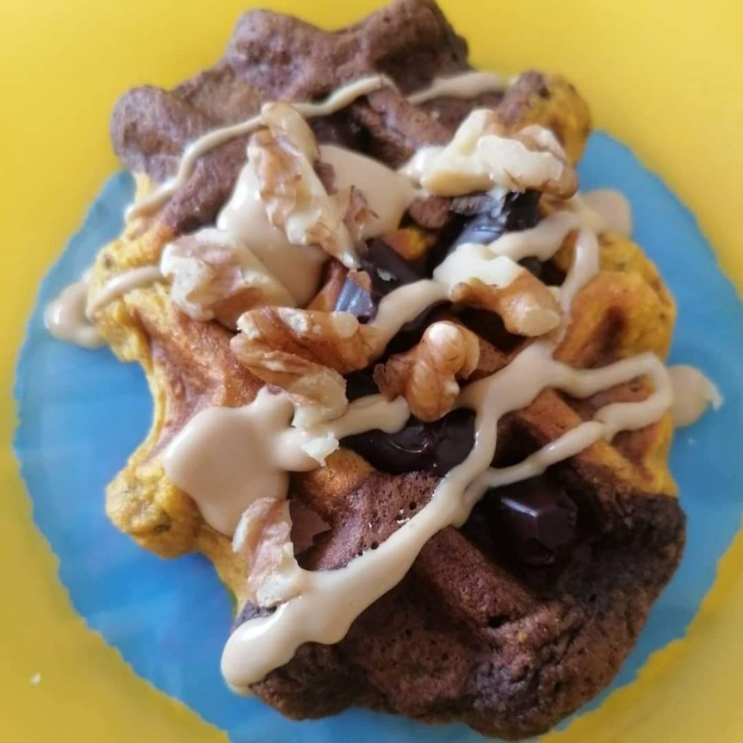 🧇 GOFRES DE CALABAZA 🎃 Paso 2 🧇 GOFRES DE CALABAZA 🎃 Paso 2