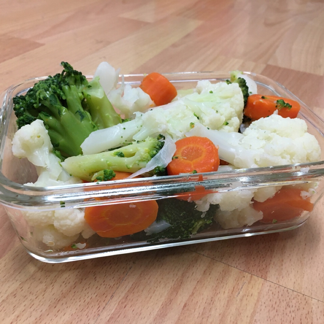 Mix de coliflor, brócoli y zanahoria