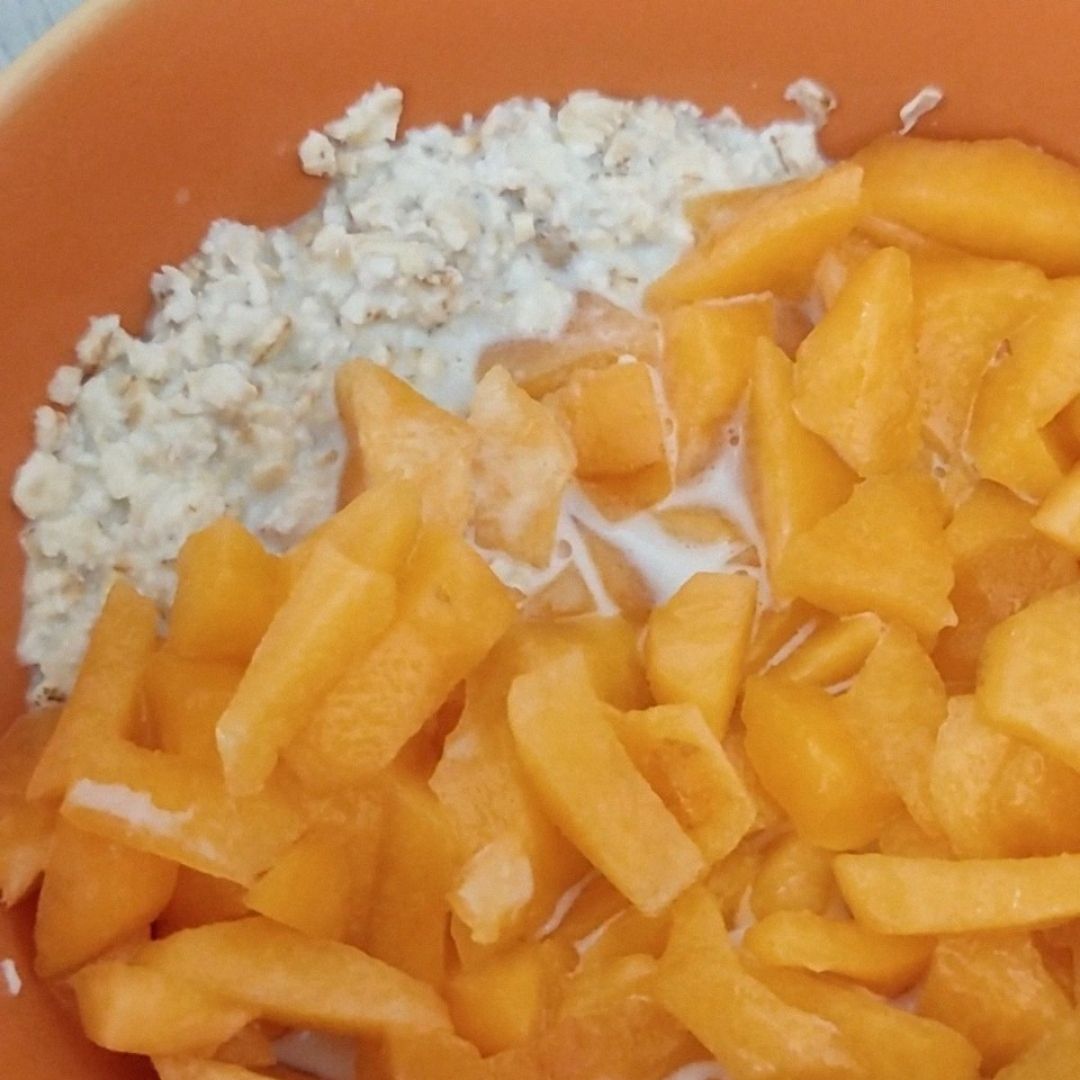 Oatmeal en nevera Oatmeal en nevera