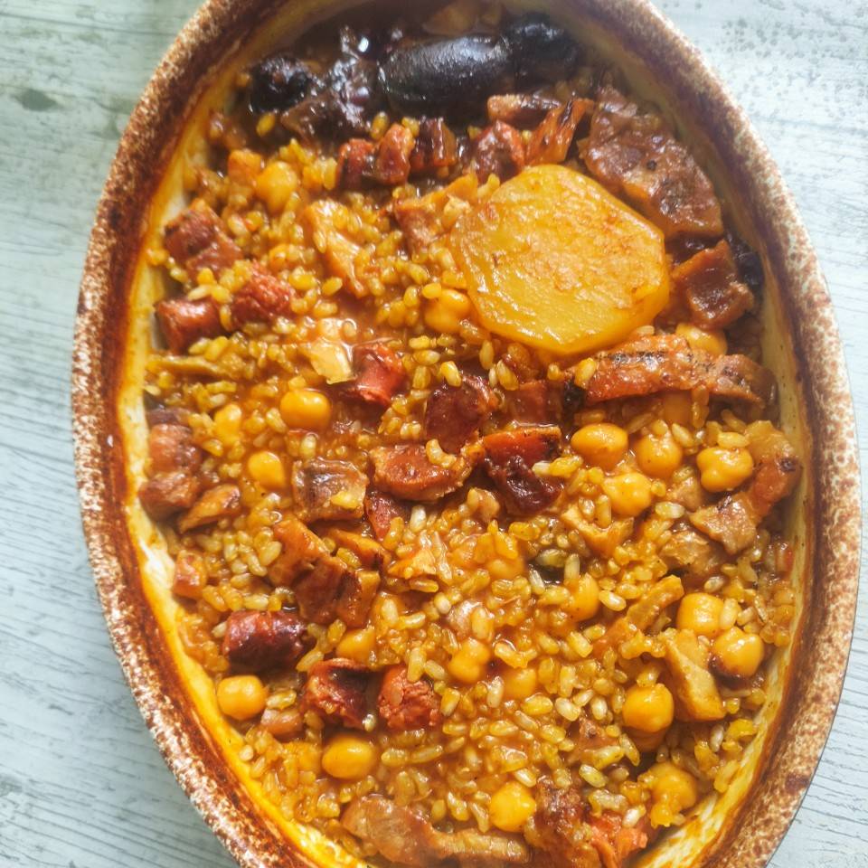 Arroz integral Al horno Arroz integral Al horno