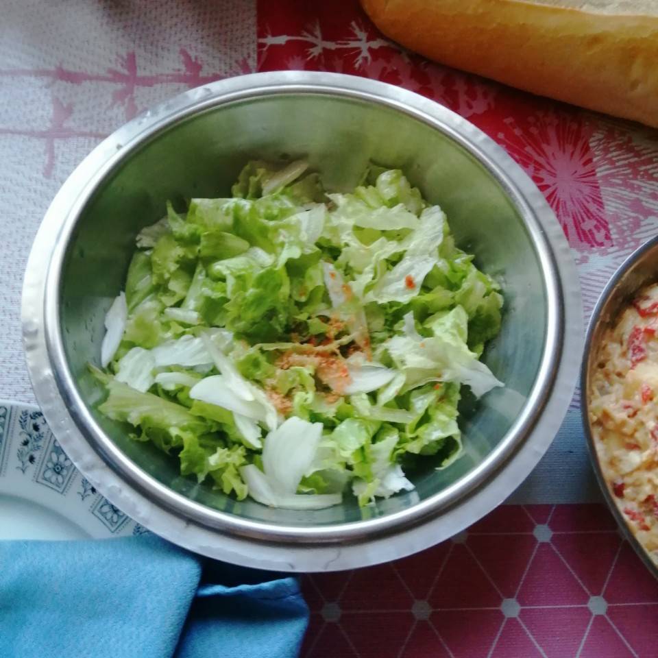 Ensalada de lechuga Ensalada de lechuga