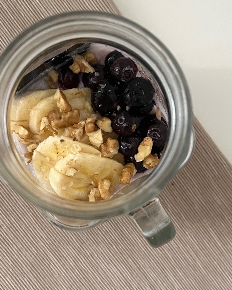 Porridge con yogur para llevar 🥣 Porridge con yogur para llevar 🥣
