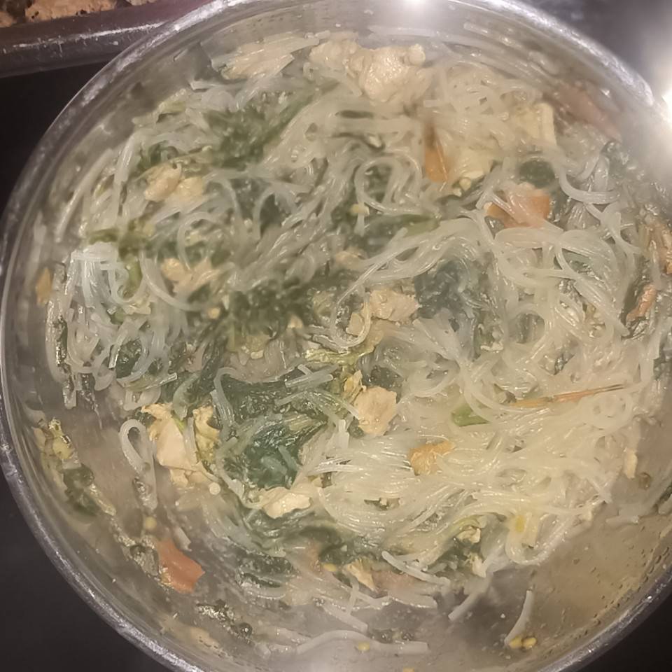 Fideos de cristal con atún Fideos de cristal con atún