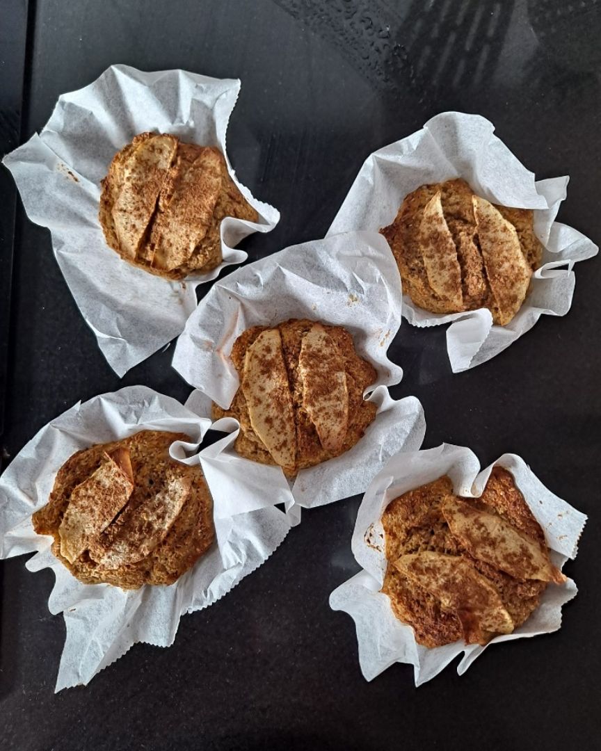 Magdalenas de manzana y avena Magdalenas de manzana y avena