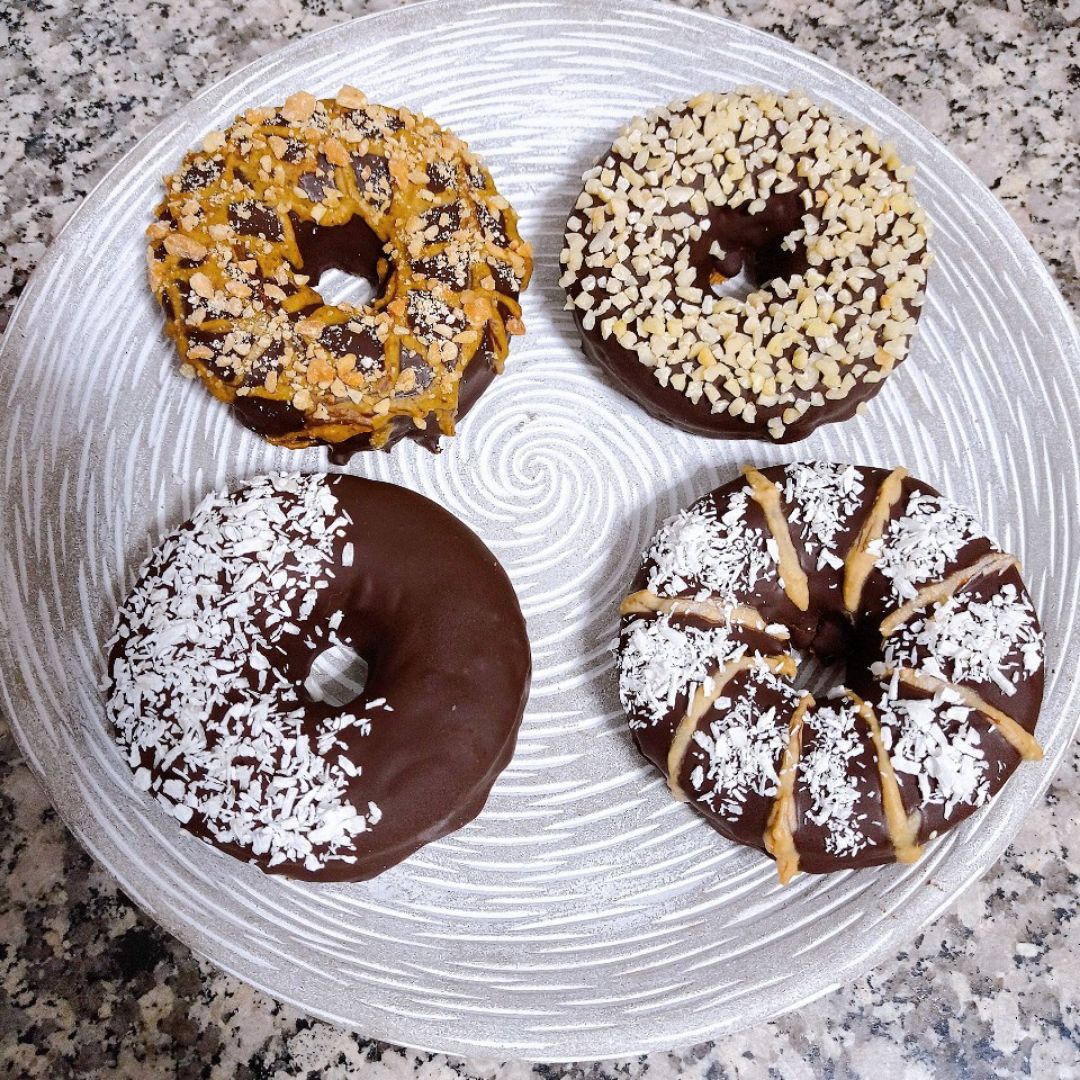 Donuts 🍩 de boniato🍠 y  plátano 🍌 Paso 3