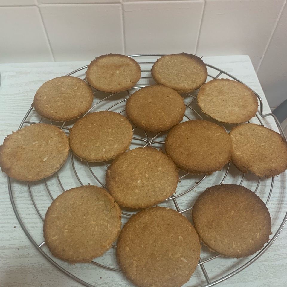 Galletas de limón y coco