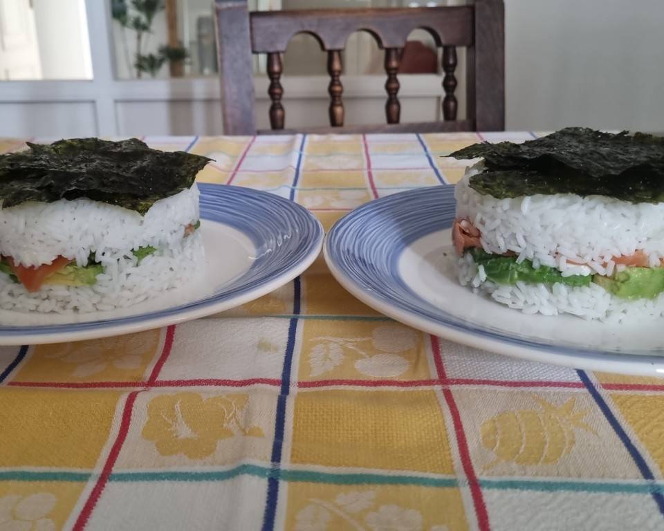 Sushi hamburguesa