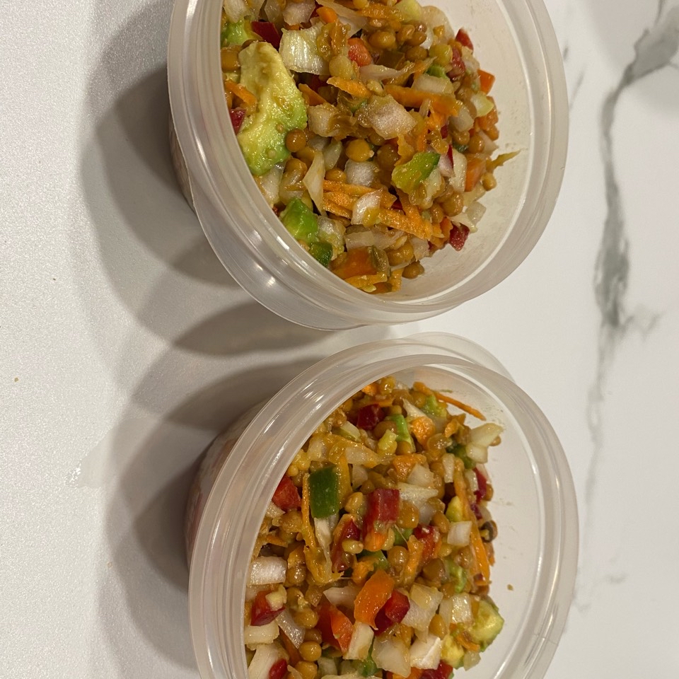 Ensalada de lentejas Ensalada de lentejas