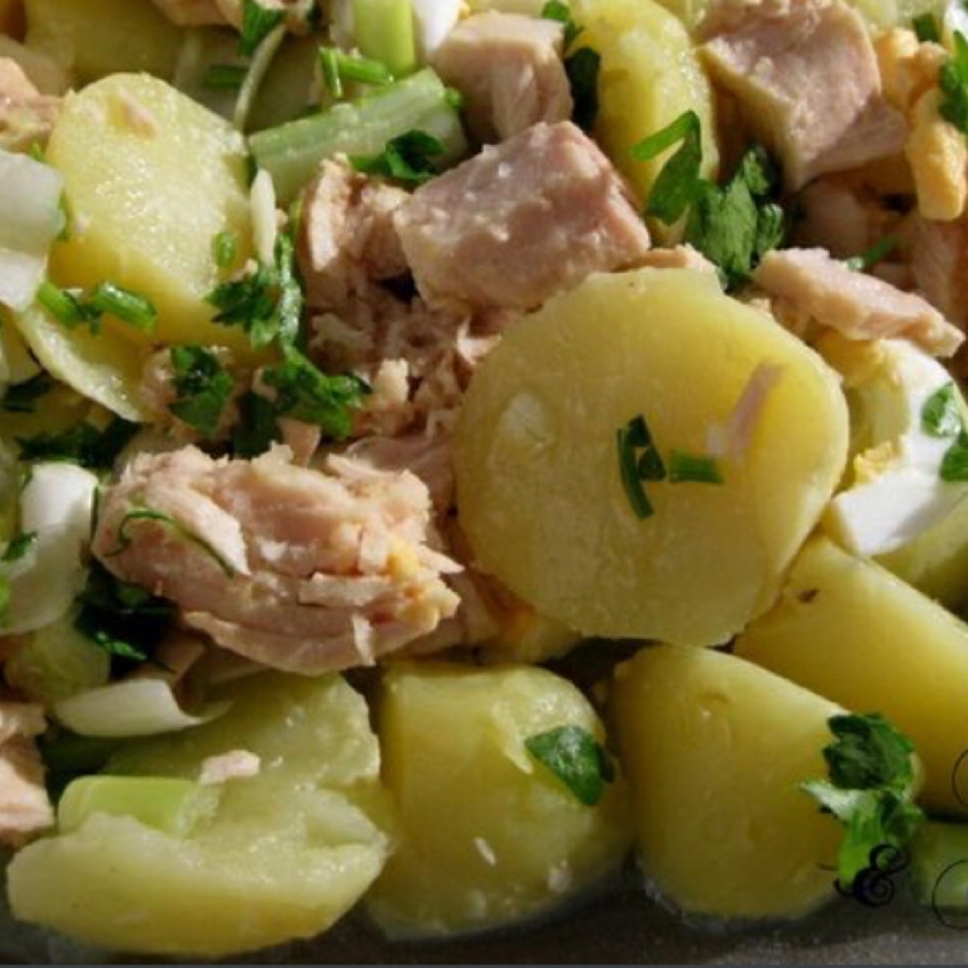 Papas aliñadas Papas aliñadas
