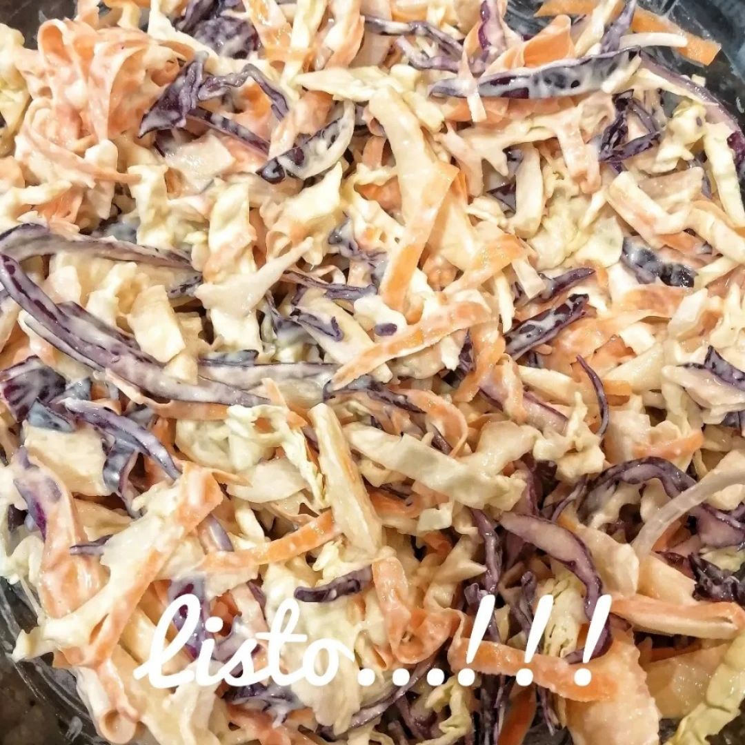 Ensalada de col Paso 4