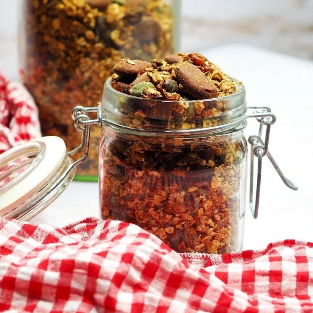 Granola de manzana Granola de manzana