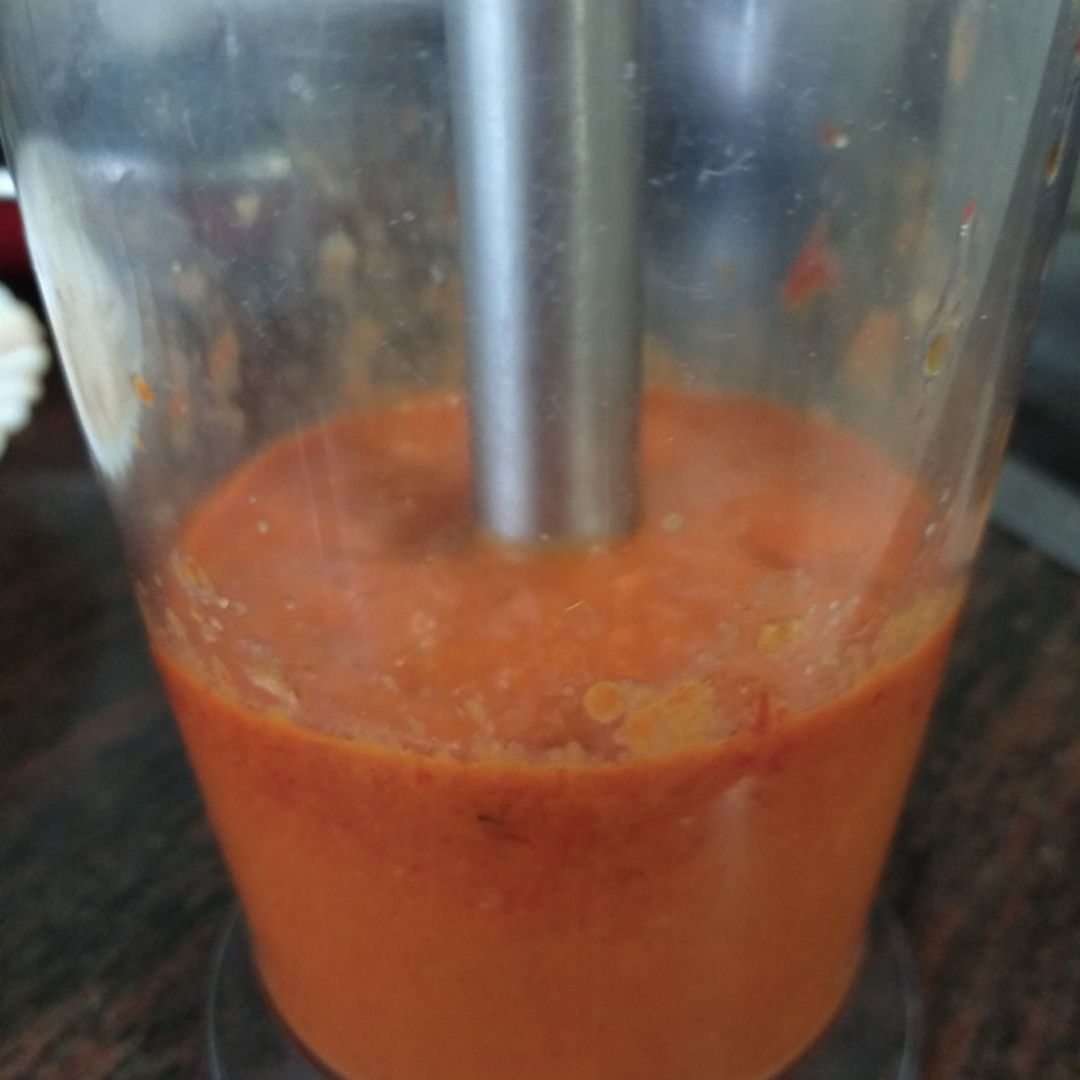 Coles de Bruselas con salsa de pimientos Paso 3 Coles de Bruselas con salsa de pimientos Paso 3
