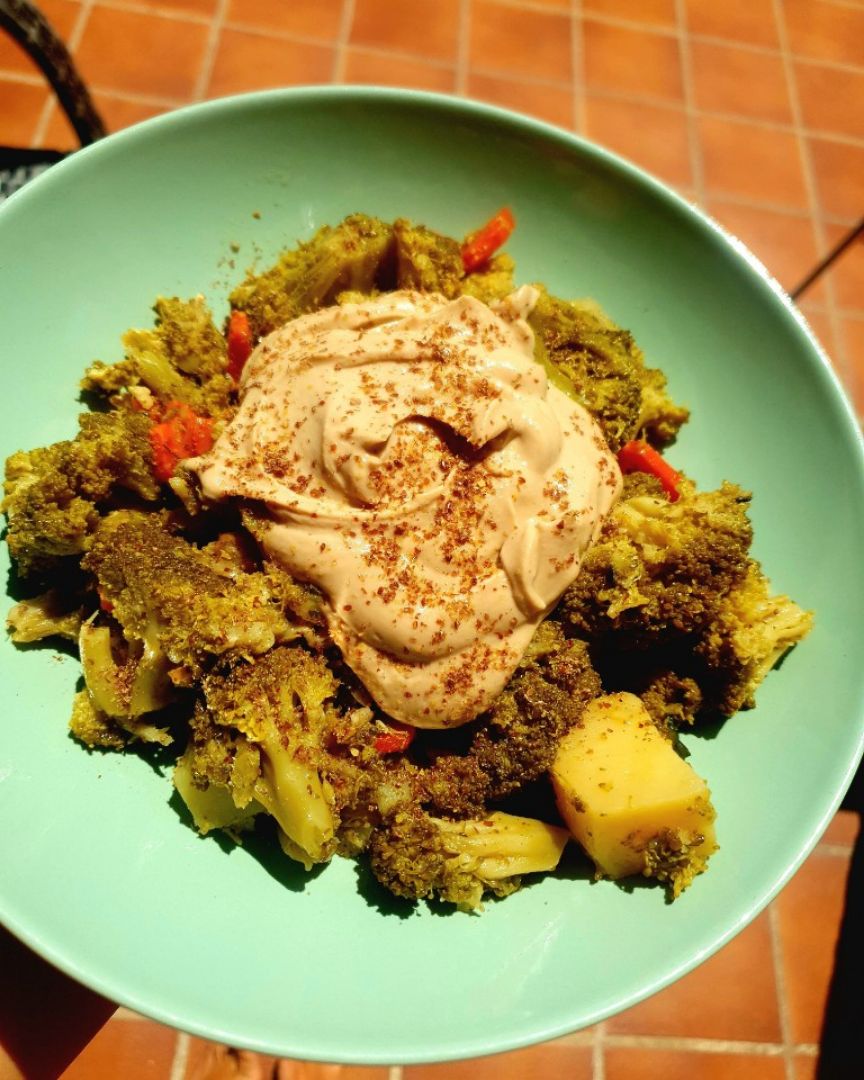 Salsa vegana rica en proteína Paso 3 Salsa vegana rica en proteína Paso 3