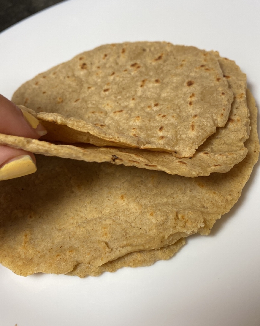 Tacos de avena con salmón ahumado Paso 1 Tacos de avena con salmón ahumado Paso 1