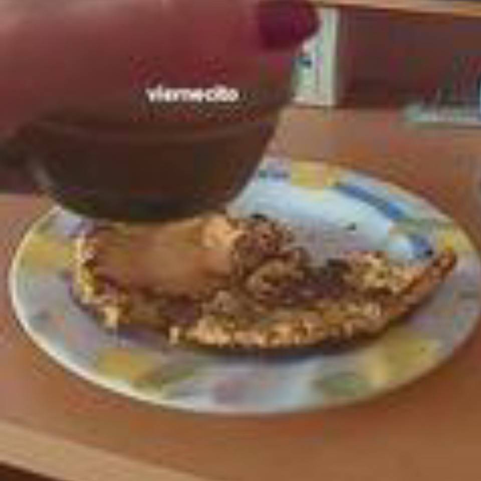 Tortilla de avena y banana Tortilla de avena y banana