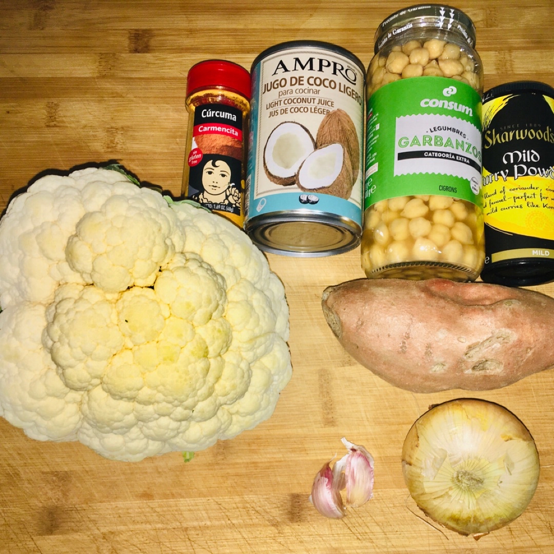 Curry de Garbanzos Paso 0 Curry de Garbanzos Paso 0