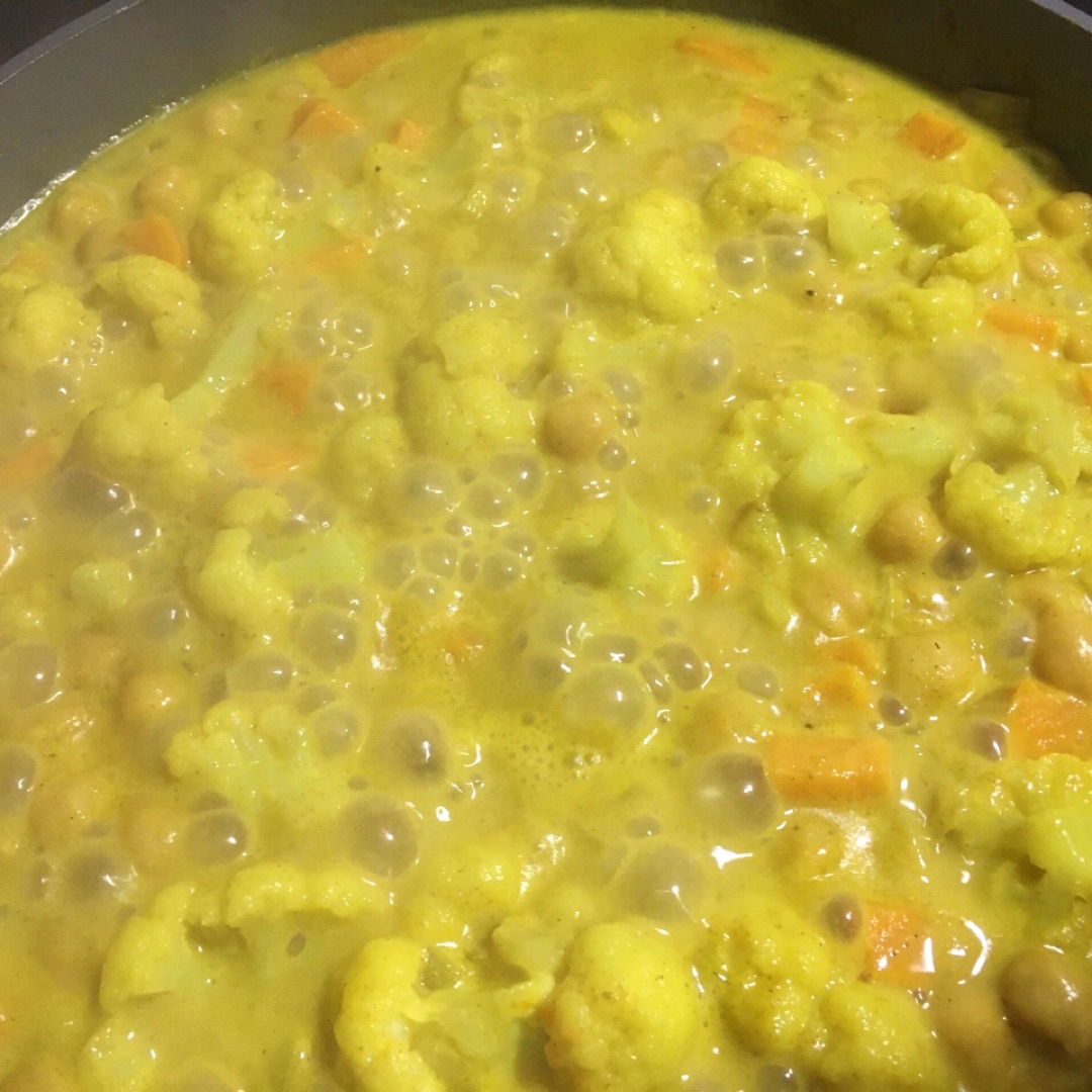 Curry de Garbanzos Paso 3 Curry de Garbanzos Paso 3