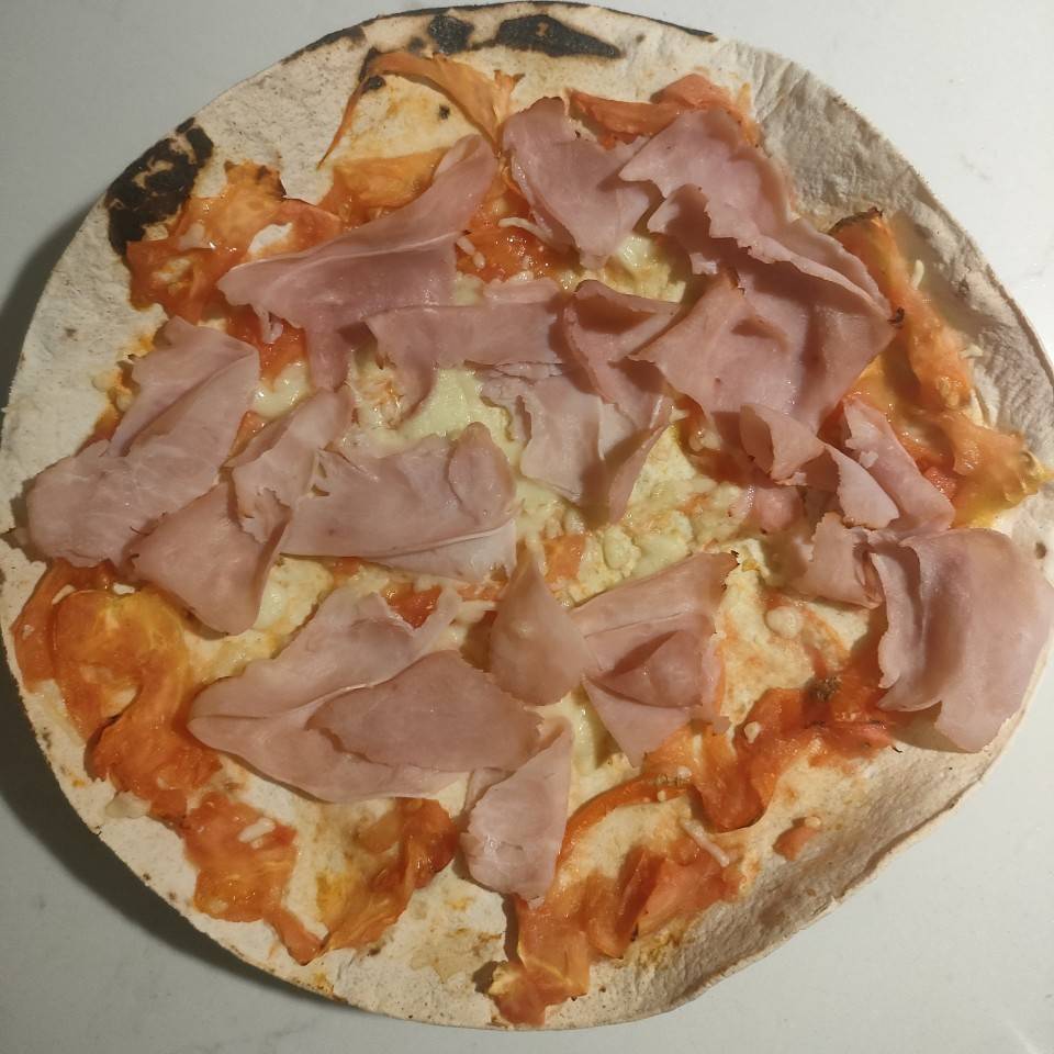 Pizzeta de jam贸n de york 馃崟 Pizzeta de jam贸n de york 馃崟