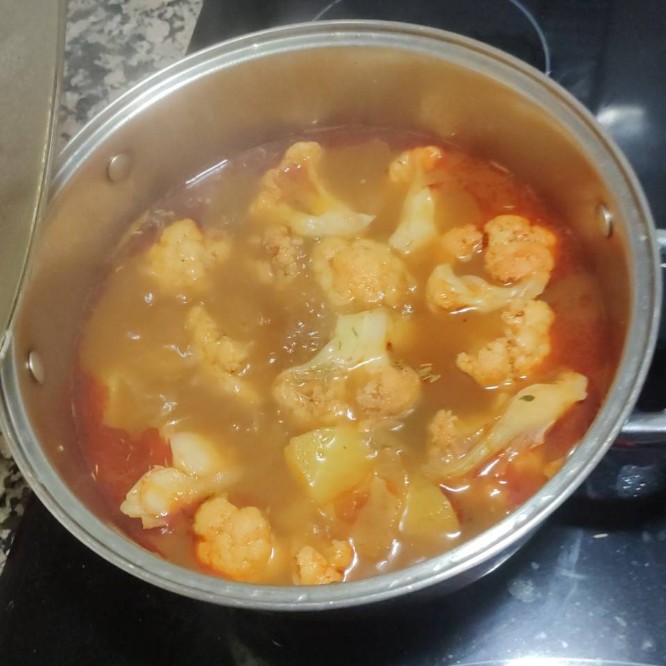 Gisado de col y patatas 
