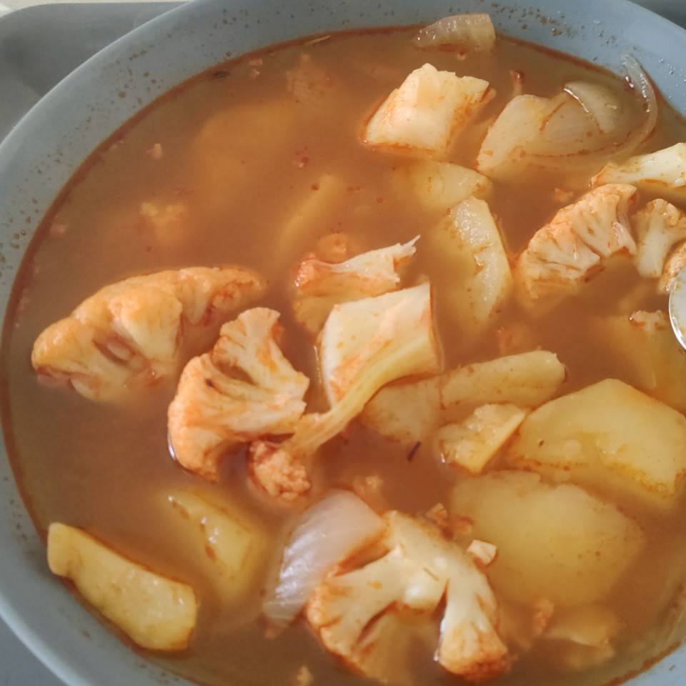 Gisado de col y patatas 