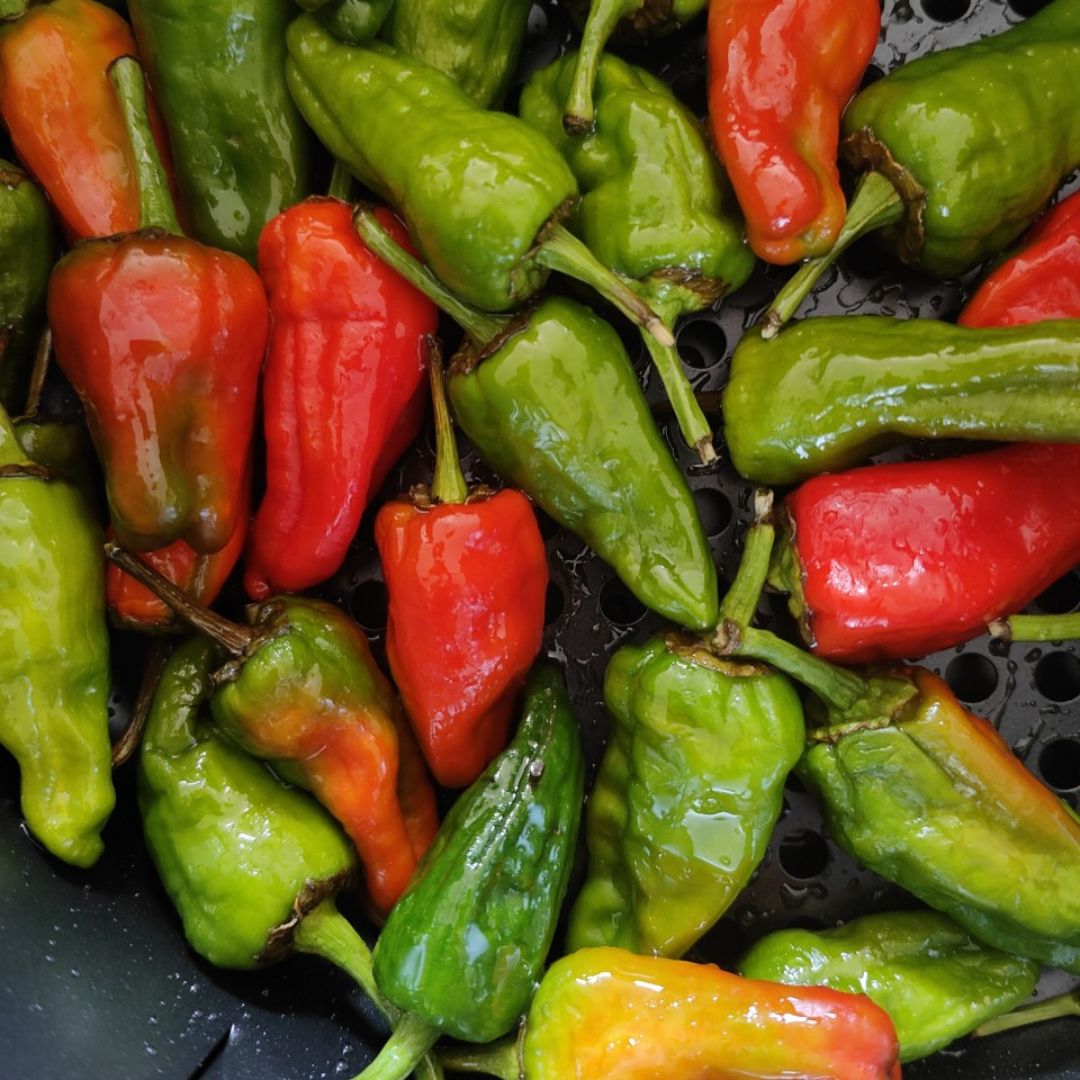 Pimientos del padr贸n con piment贸n picante y lim贸n rallado 馃槏 (en airfryer) Paso 0 Pimientos del padr贸n con piment贸n picante y lim贸n rallado 馃槏 (en airfryer) Paso 0
