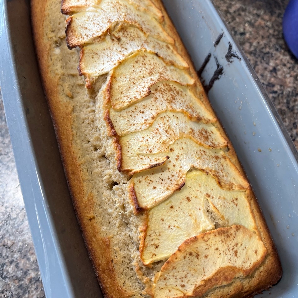 Bizcocho de manzana sin gluten