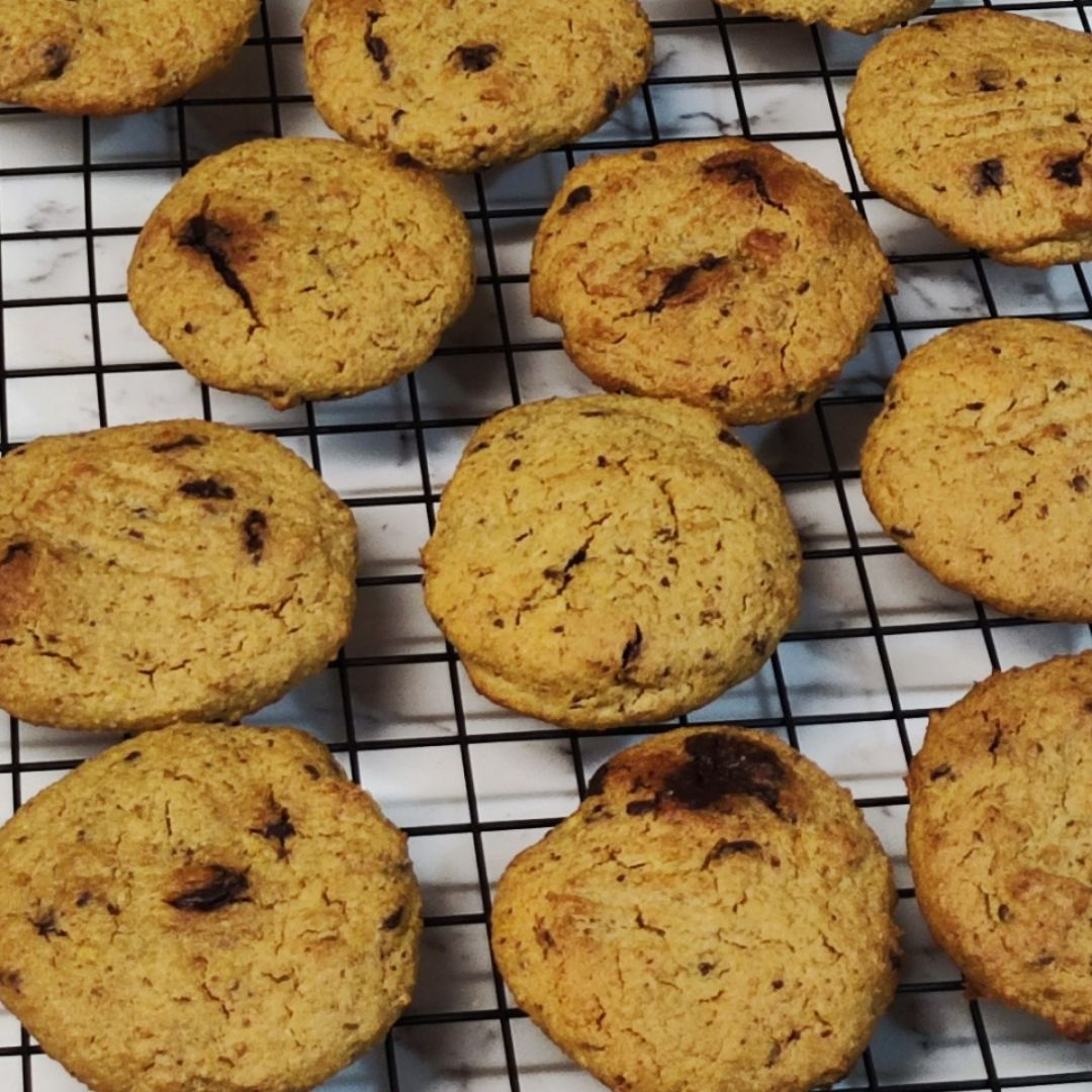 Galletas de naranja, chocolate y almendras 🍪🍫🌰 Paso 5 Galletas de naranja, chocolate y almendras 🍪🍫🌰 Paso 5