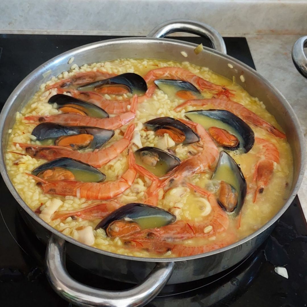 PAELLA DE MARISCO Paso 3 PAELLA DE MARISCO Paso 3