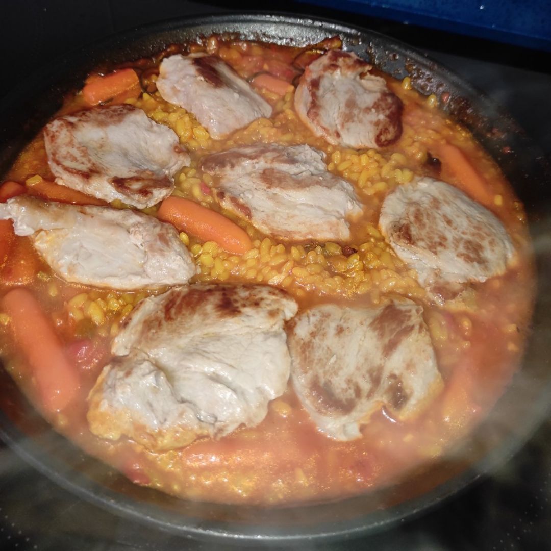 Arroz con solomillo de cerdo Arroz con solomillo de cerdo