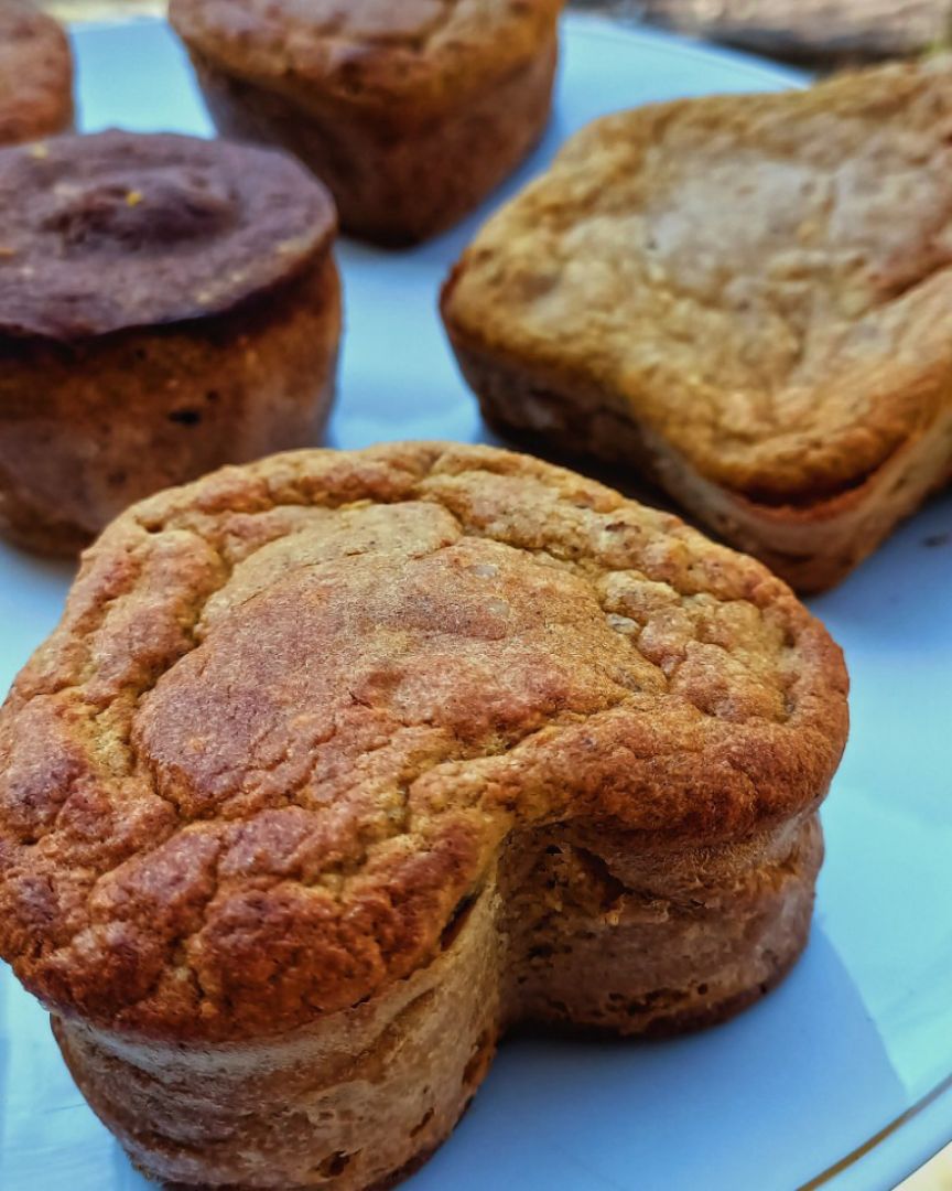 Muffins de calabaza 🎃, mascarpone, coco 🥥 y avellanas. Muffins de calabaza 🎃, mascarpone, coco 🥥 y avellanas.
