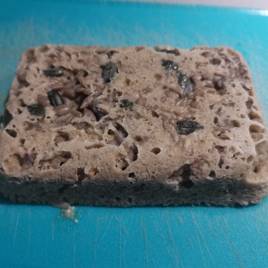 Pan de "sándwich" keto Paso 3 Pan de "sándwich" keto Paso 3