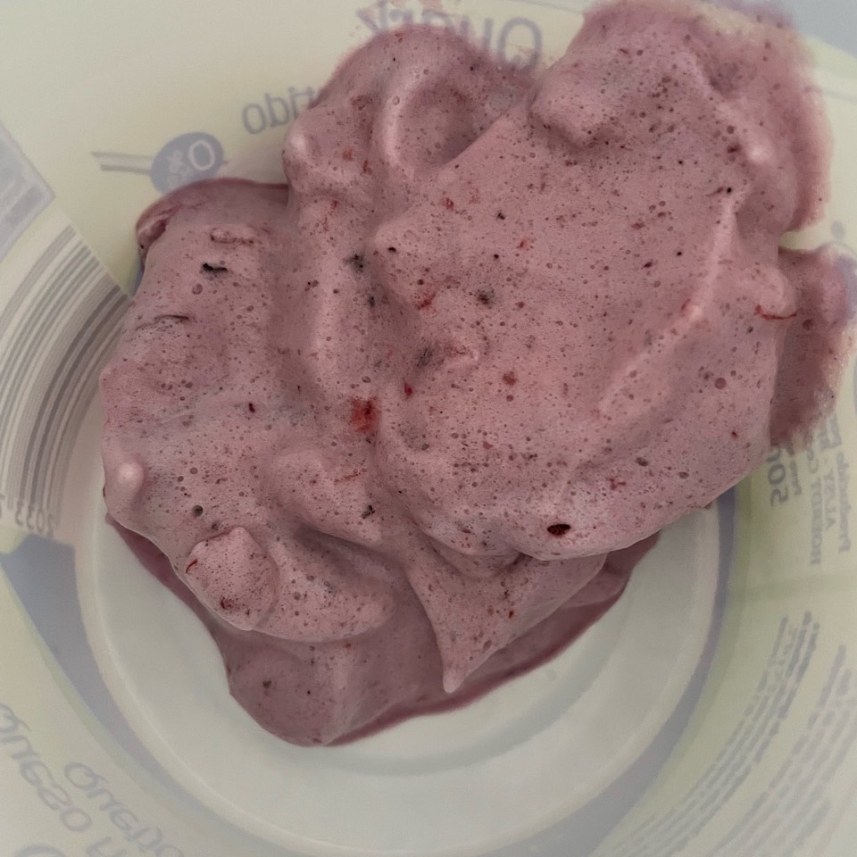 Mousse helado frutos rojos Mousse helado frutos rojos