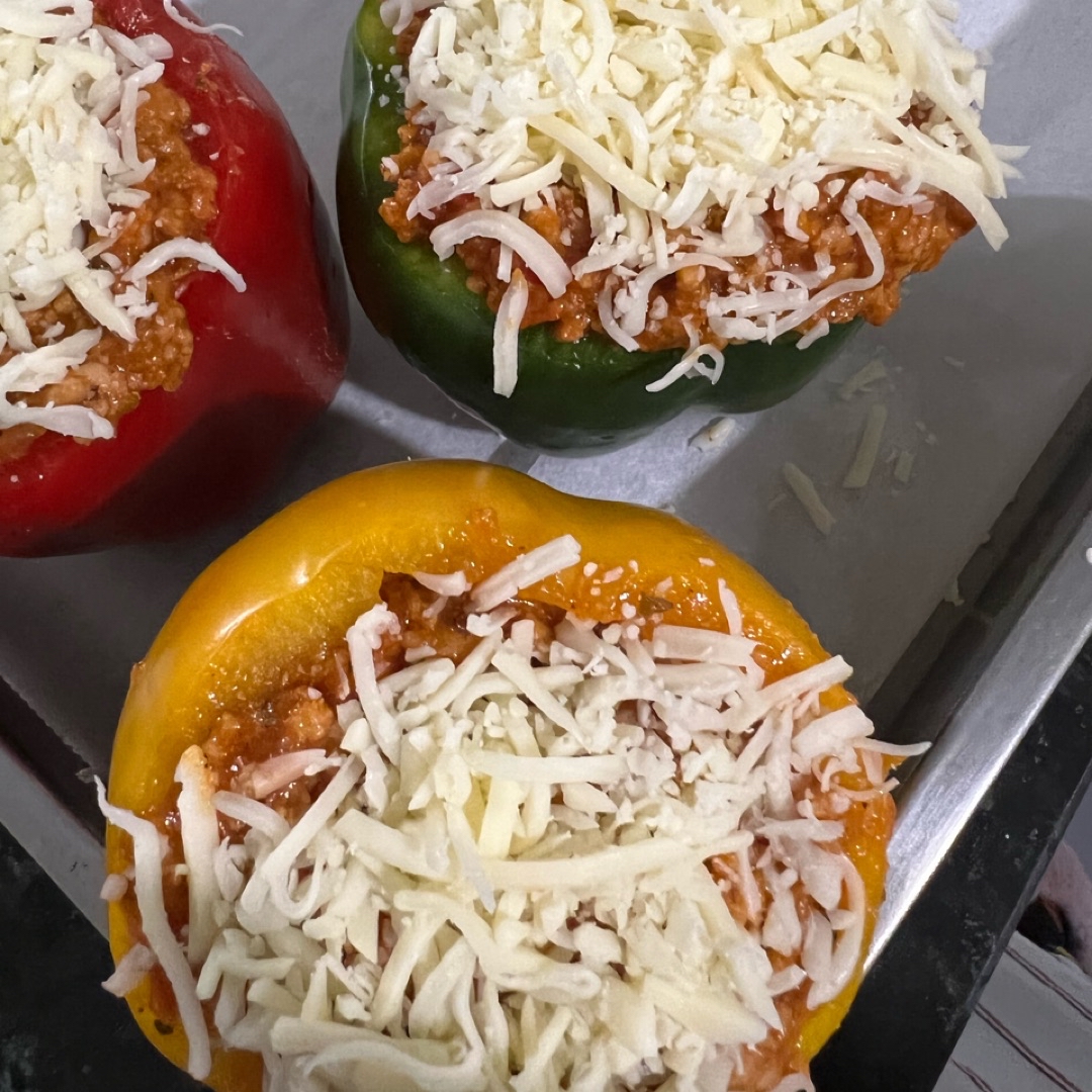 Pimiento relleno gratinado Paso 3 Pimiento relleno gratinado Paso 3