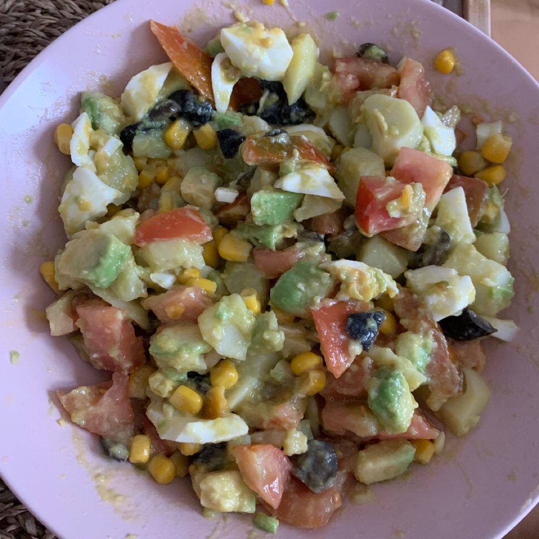 Ensalada de patata vegetariana