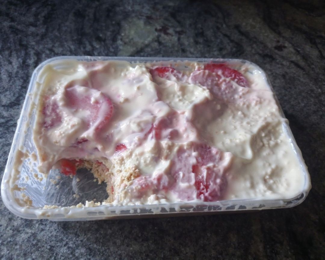 Overnight oats de coco y fresa Overnight oats de coco y fresa