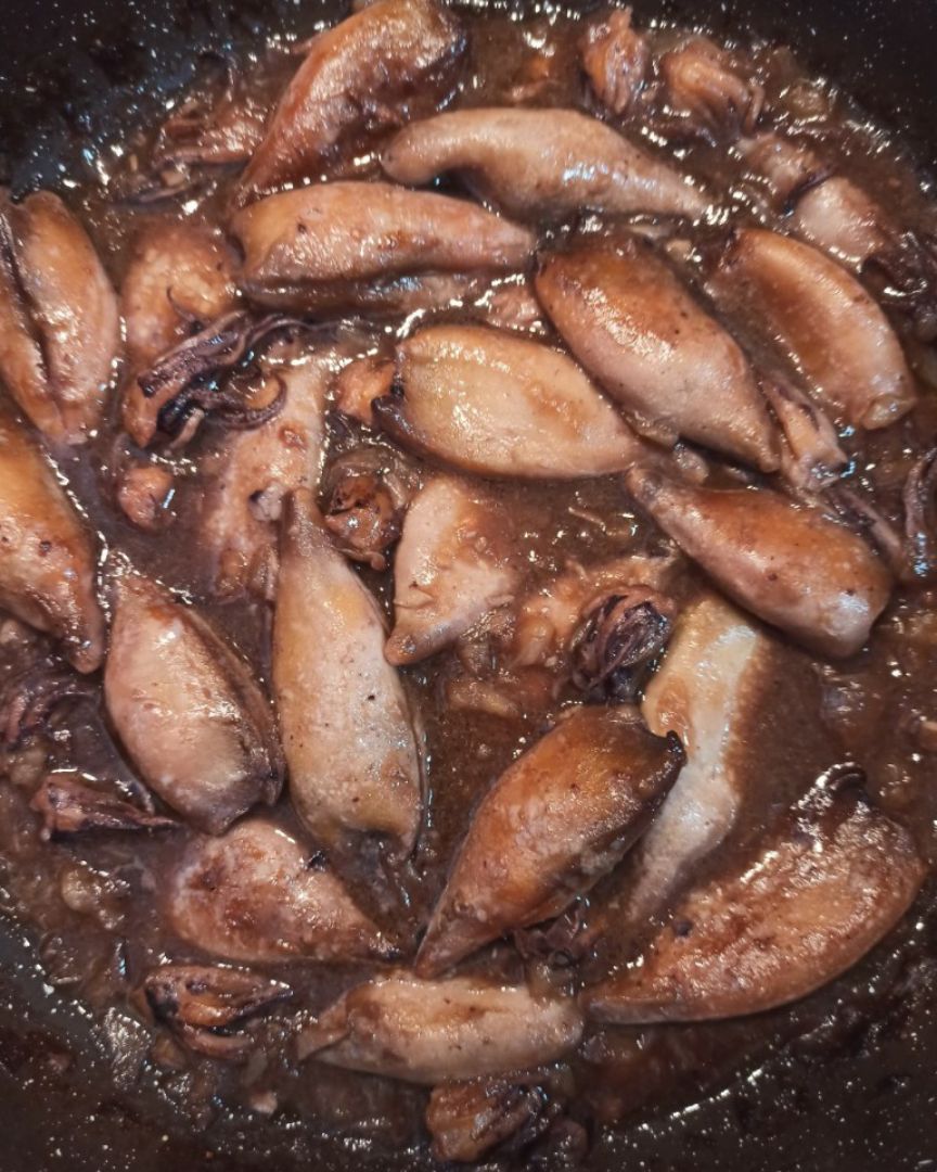 Chipirones encebollados Chipirones encebollados