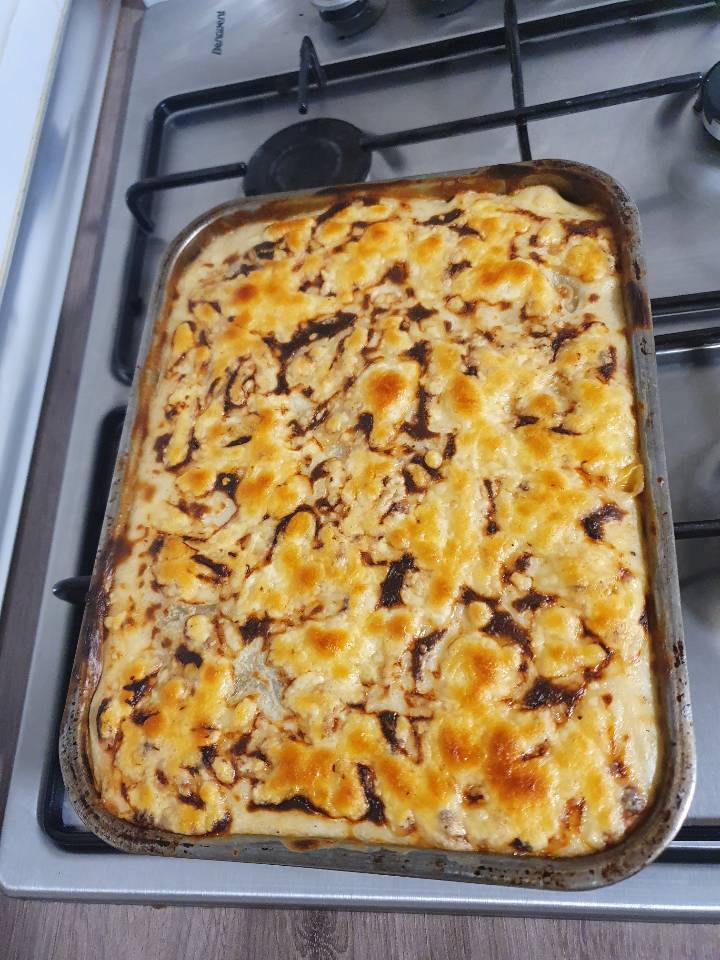 Lasaña de verduras y carne Lasaña de verduras y carne