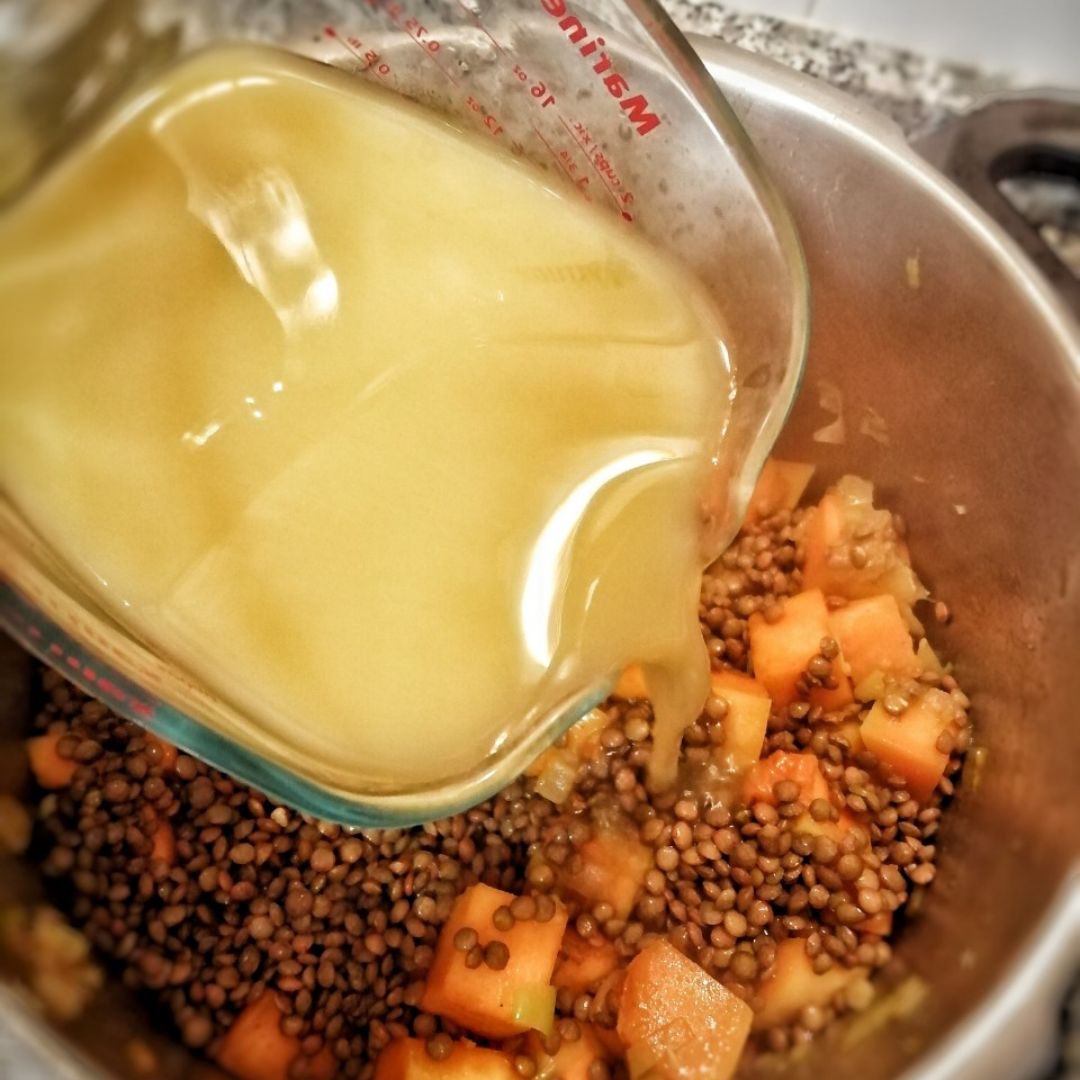 Lentejas con arroz Paso 7 Lentejas con arroz Paso 7