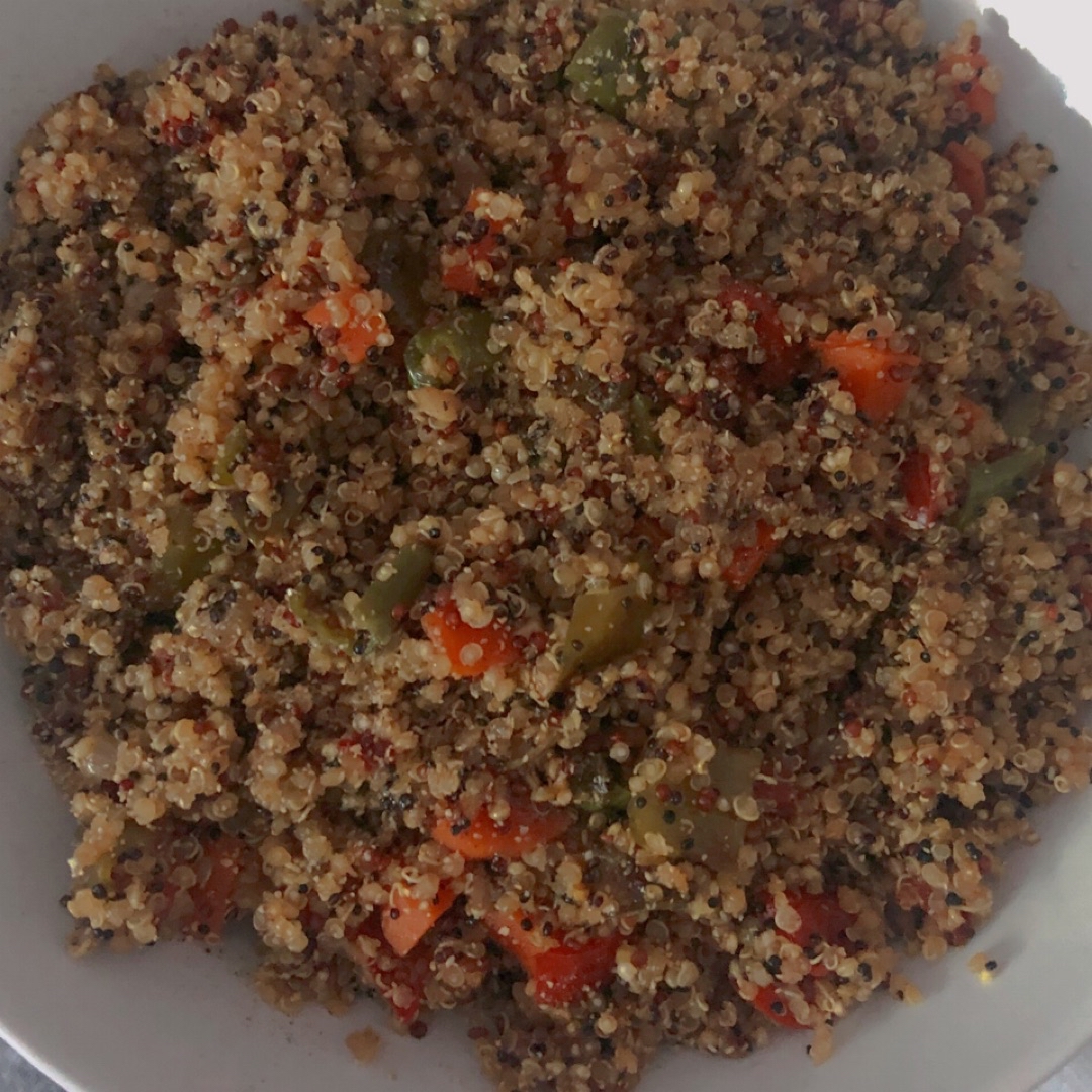 Quinoa tricolor con verduras Quinoa tricolor con verduras