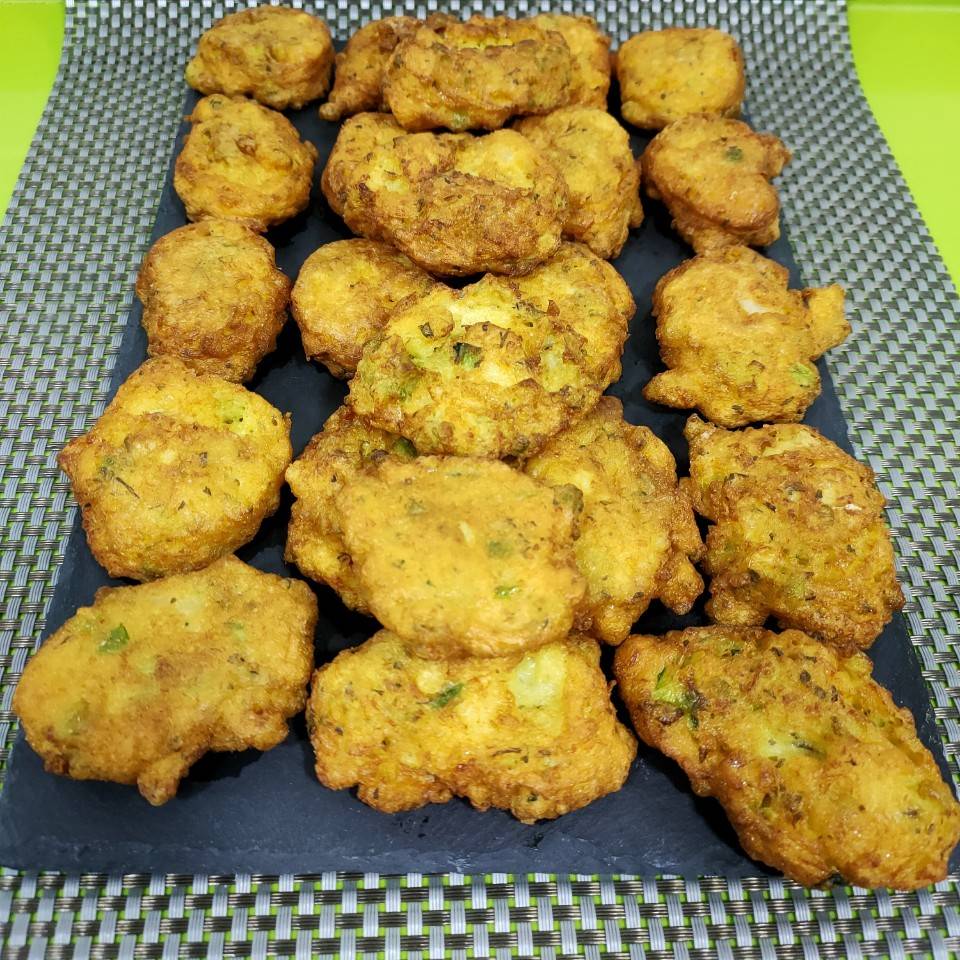 Buñuelos de bacalao y brócoli Buñuelos de bacalao y brócoli