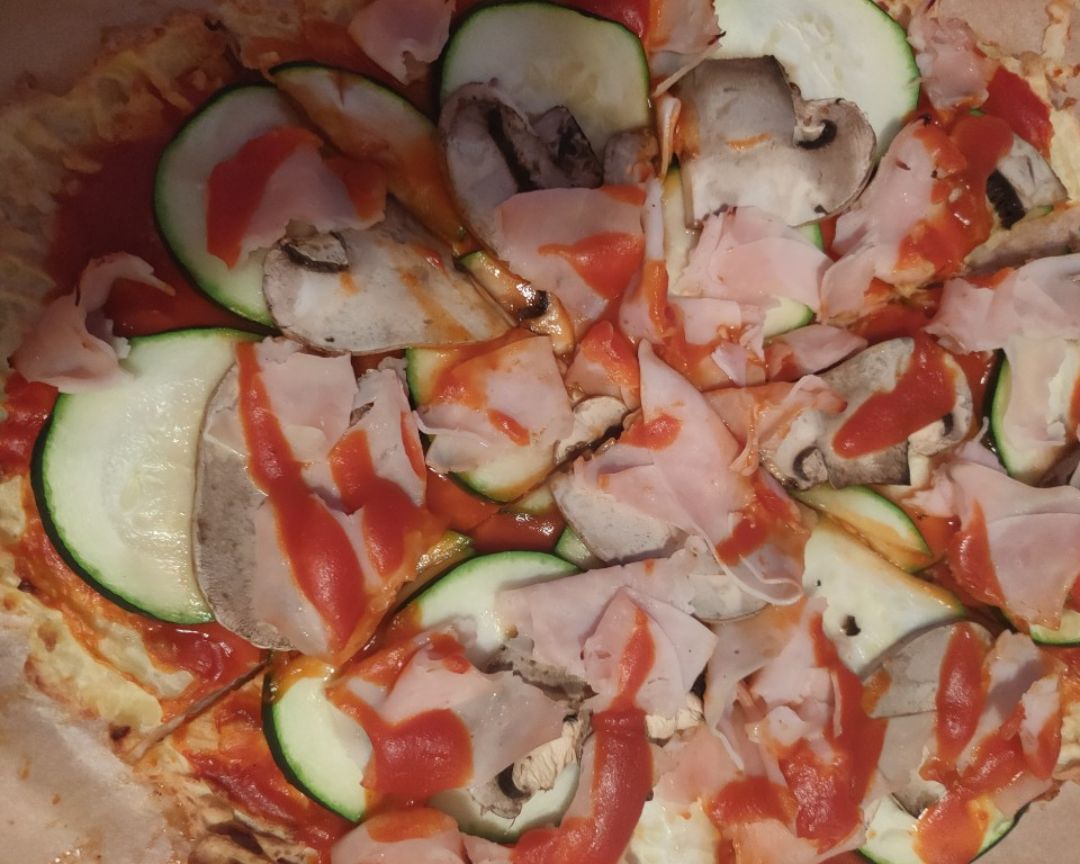 Pizza con base de patata Pizza con base de patata