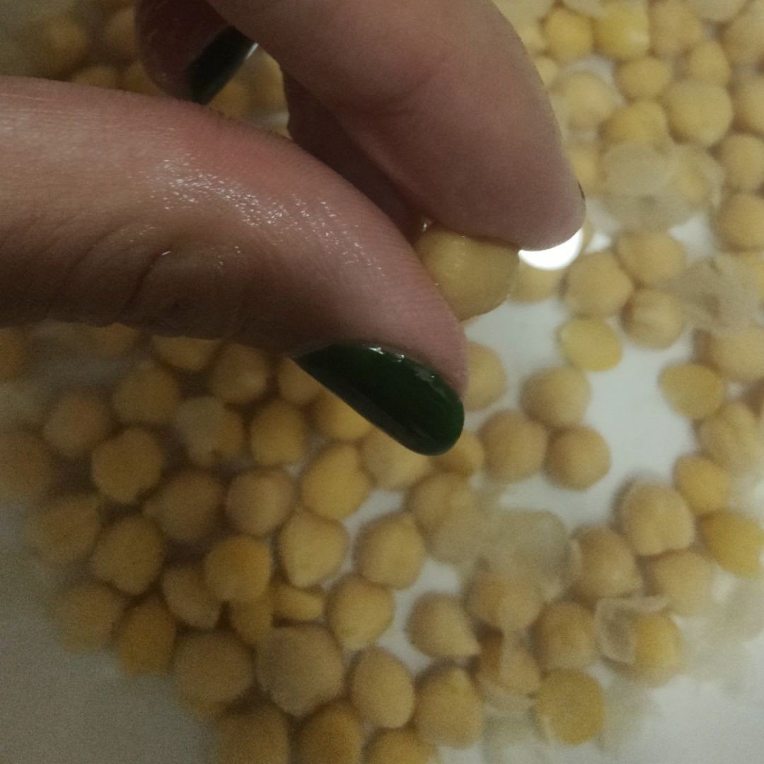 Hummus de jengibre y limón 🍋 Paso 1 Hummus de jengibre y limón 🍋 Paso 1