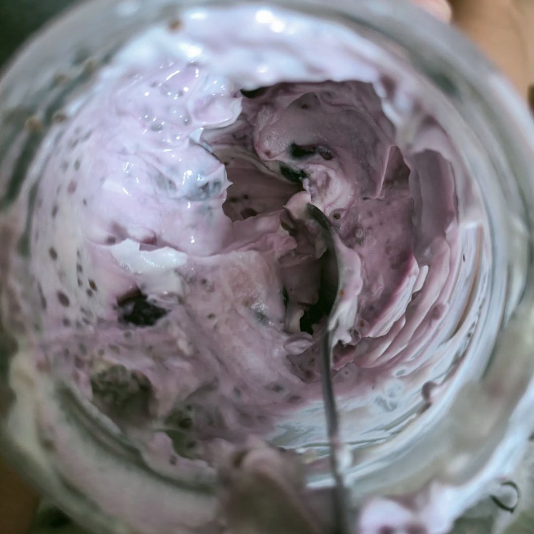 Skyr con arandanos Skyr con arandanos