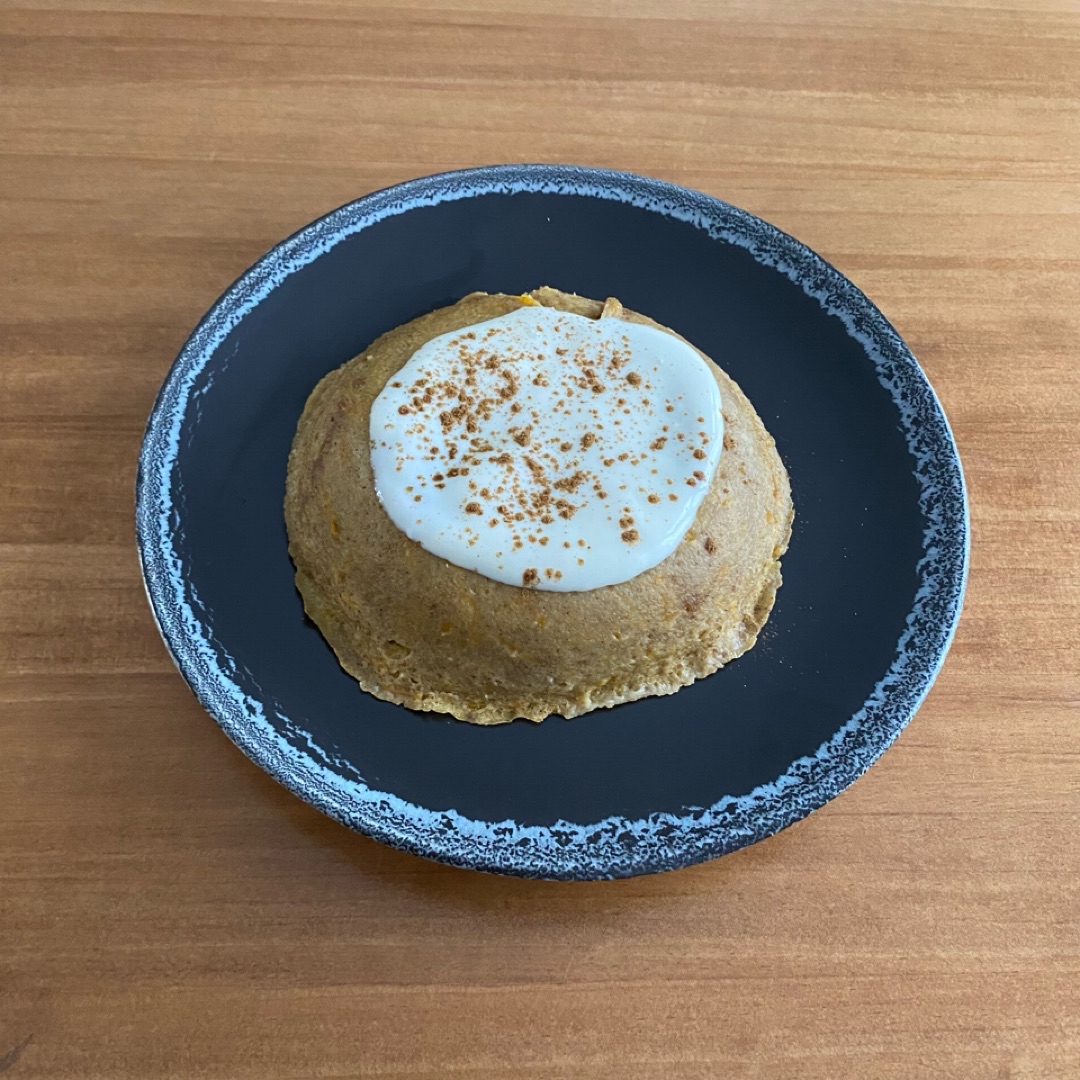 Carrot cake vegana al microondas Carrot cake vegana al microondas