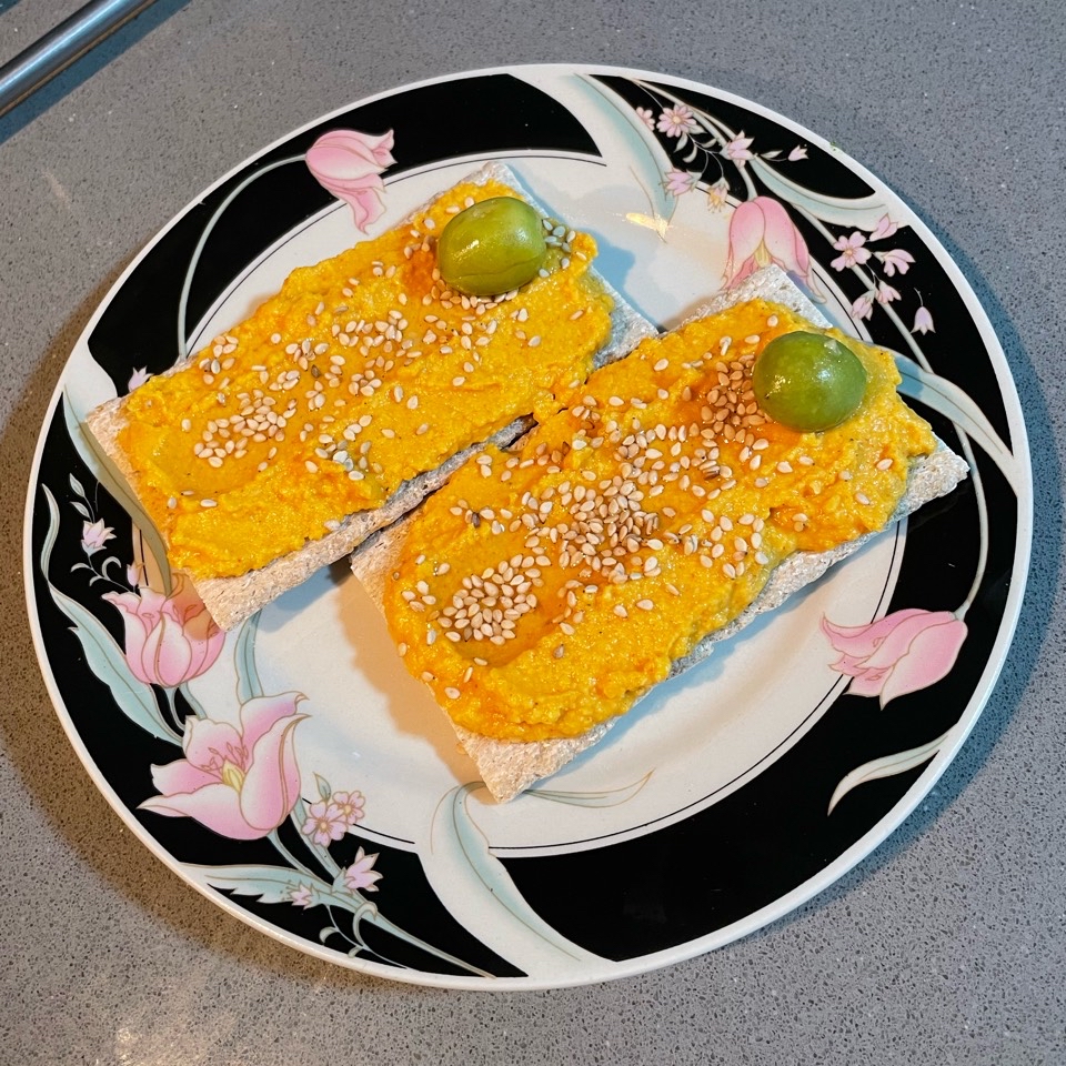 Cremoso hummus casero (sin tahini)