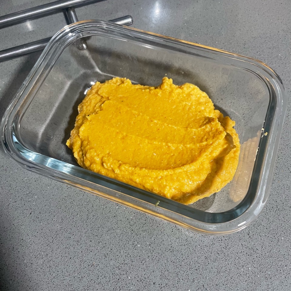 Cremoso hummus casero (sin tahini)