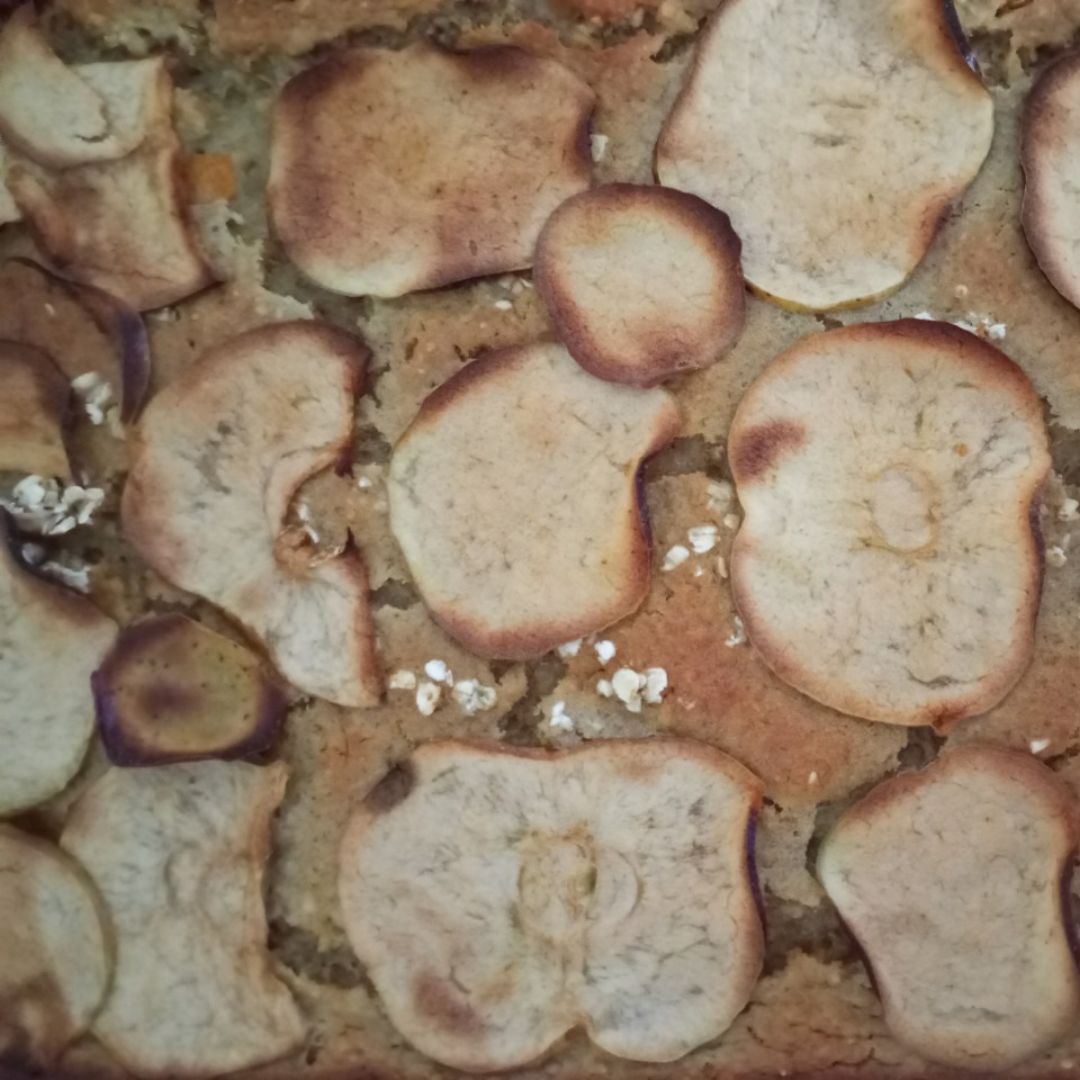 Bizcocho de manzana 🍏 y melocotón 🍑 Paso 5
