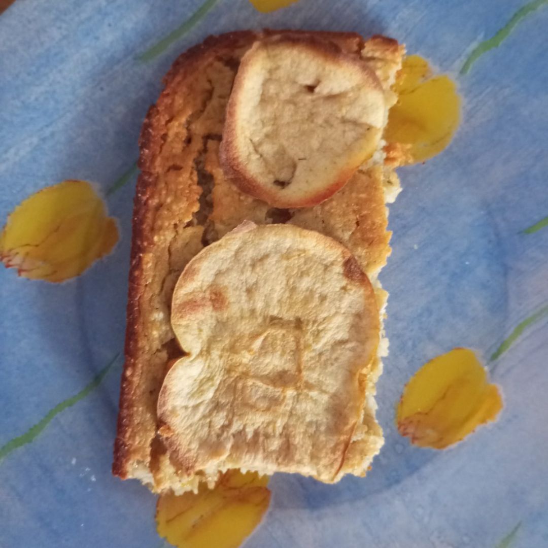 Bizcocho de manzana 🍏 y melocotón 🍑 Paso 6