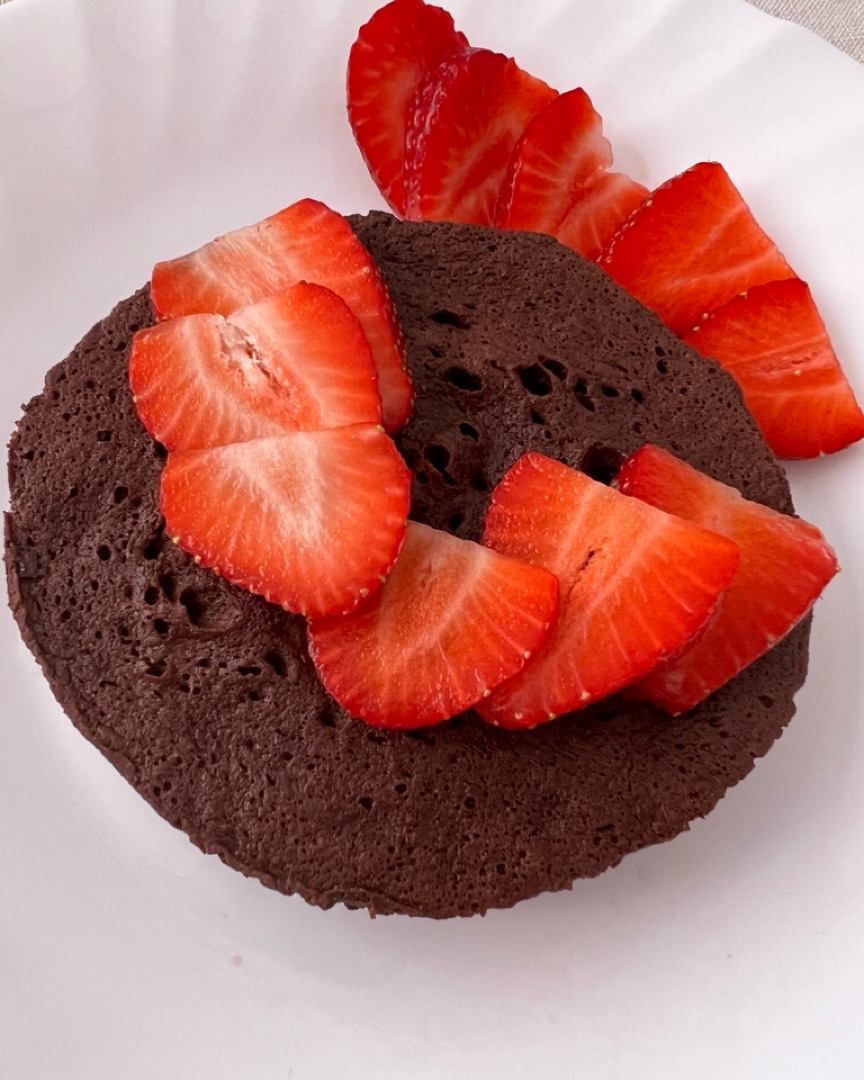 Bizcochito de cacao con 3 ingredientes