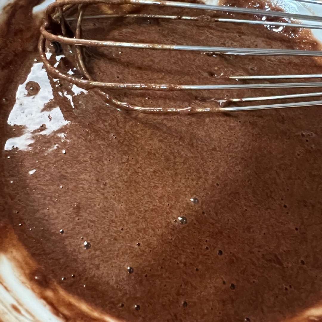 Bizcochito de cacao con 3 ingredientes Paso 1